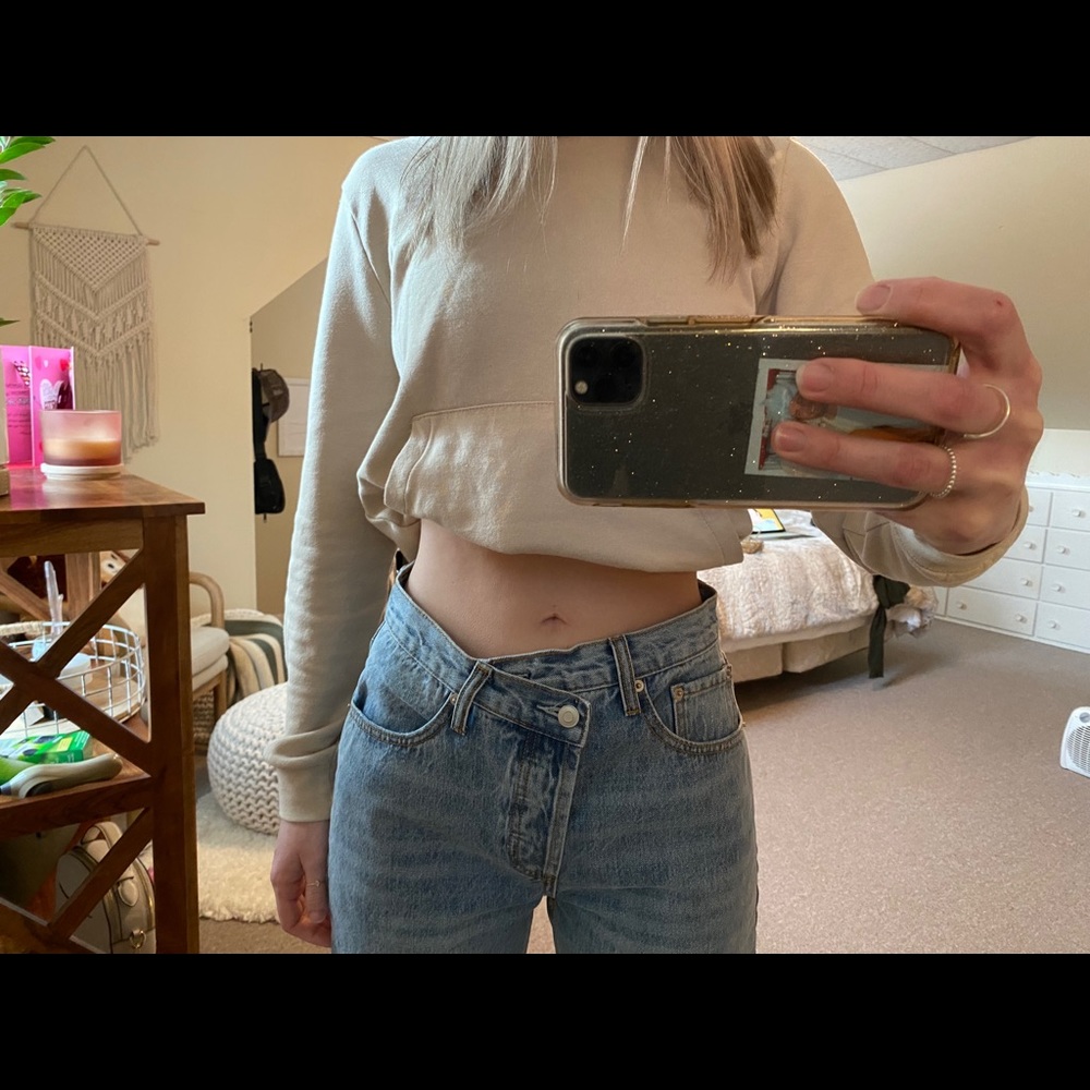Princess Polly Cross Over Jeans
